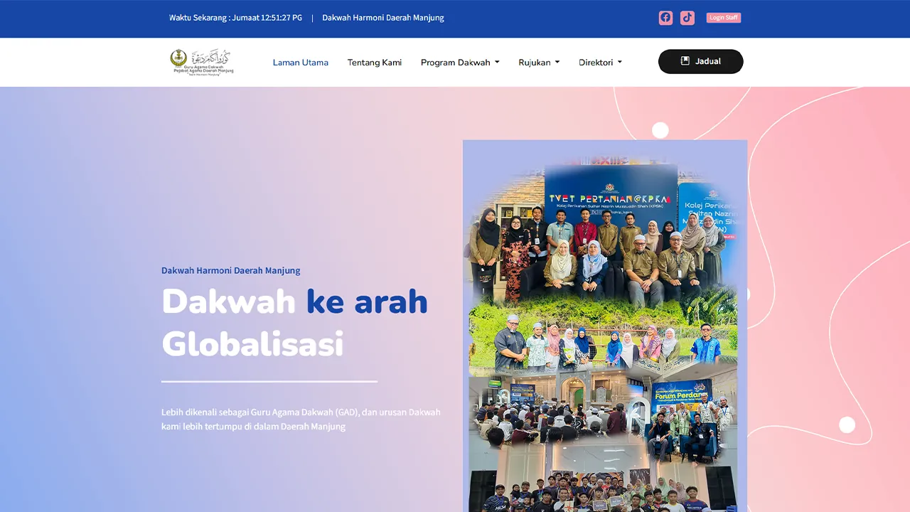 Unit Dakwah Harmoni Daerah Manjung — screenshot
